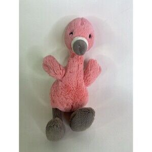 Jellycat Flamingo Pink Bird Bashful Plush Stuffed Animal Toy Small Mini 8in
